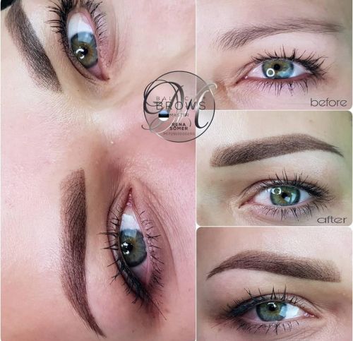 Ombre brows manual & machine