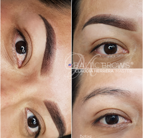 Ombre brows manual & machine