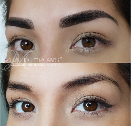 Ombre brows manual+machine