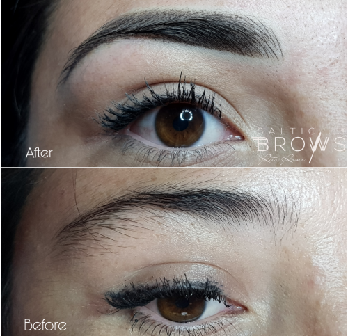 Ombre brows manual+machine